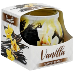 Sviečka v skle Vanilla dekoratívna aromatická  80 g