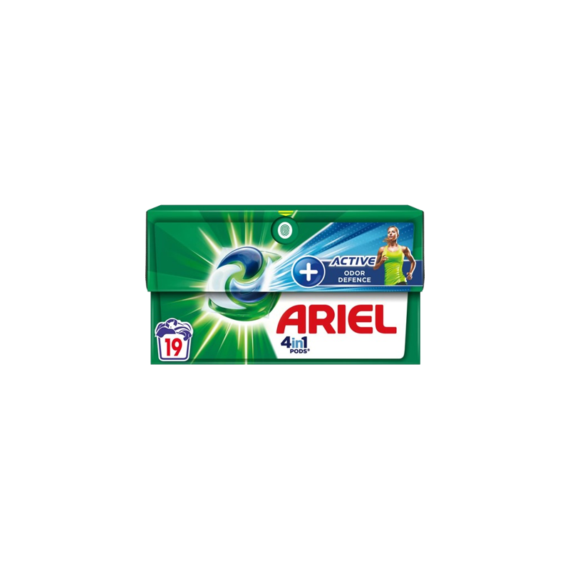 Ariel 4in1 Active pracie tablety 19 ks