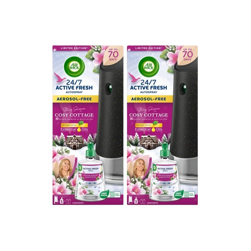 Air Wick stroj + náplň  Frosted Jasmine&Mistletoe 228ml