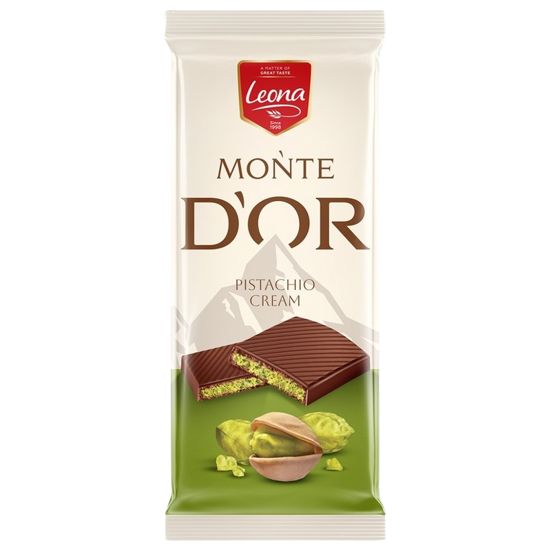 Monte Dor čokoláda pistácia 90g
