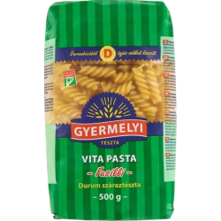 Gyermelyi Vita pasta Fusilli 500g
