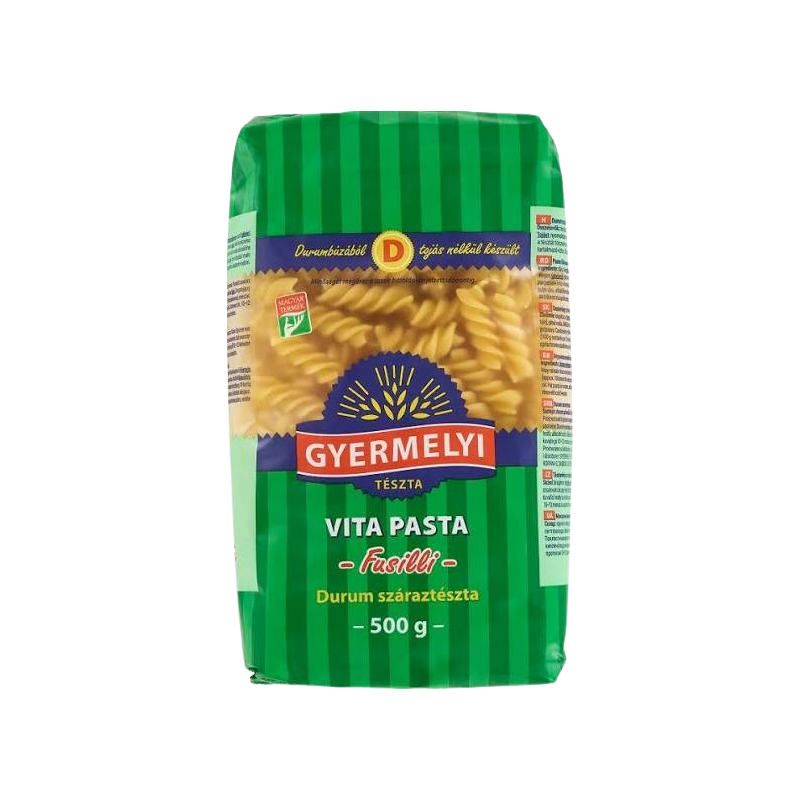 Gyermelyi Vita pasta Fusilli 500g