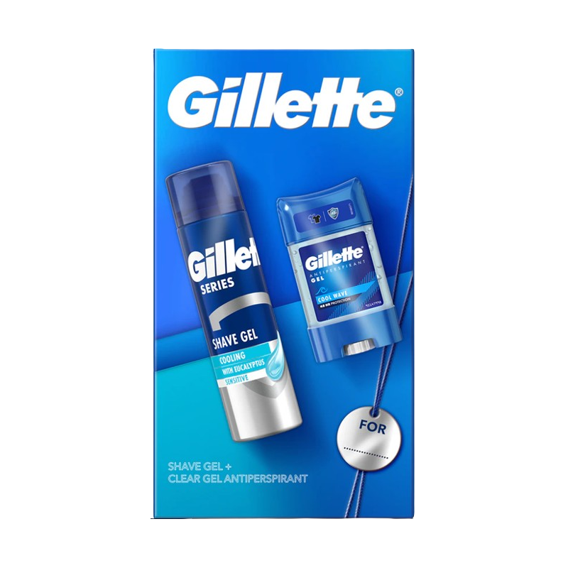 Gillette MN kazeta shave gel 200ml + stick 70 ml