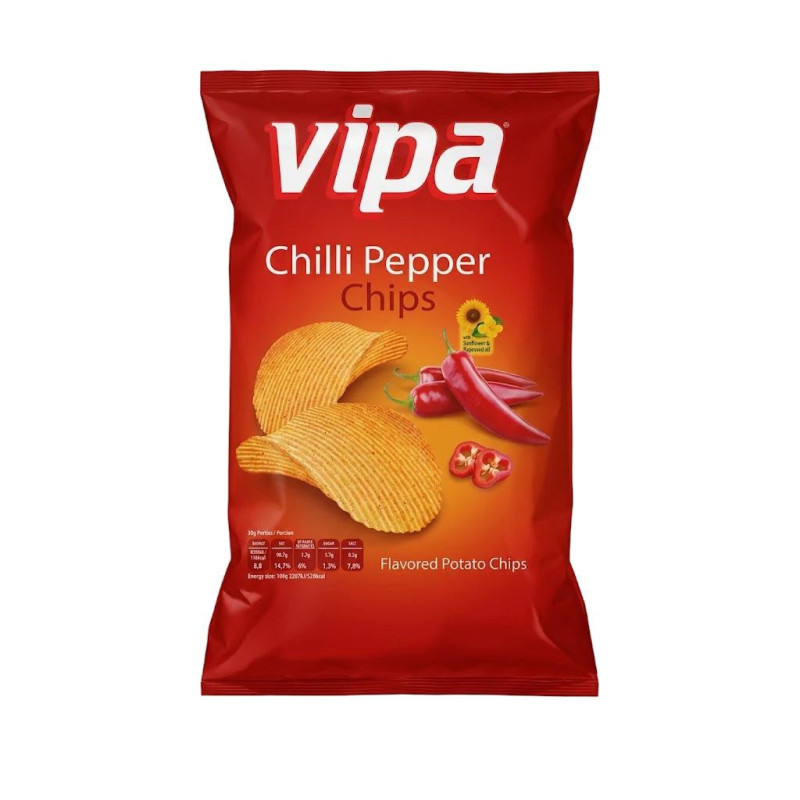 Vipa chips s chilli príchuťou 80g