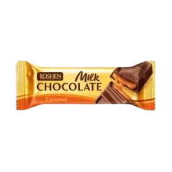 Roshen mliečno čokoládová tyčinka s karamelom 29g