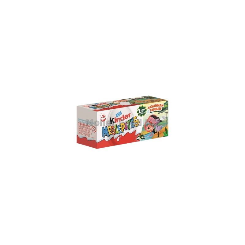 Kinder vajíčko s prekvapením pre  3x20g