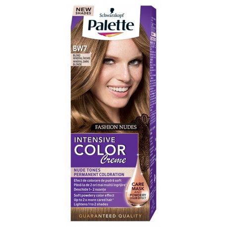 Palette farba na vlasy BW7 - tmavoplavý nude