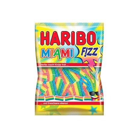 Haribo Fizz Miami želé s ovocnými príchuťami 85 g