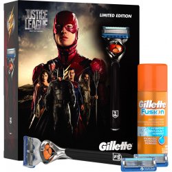 GILLETTE Fusion Proglide Flexball JUSTICE LEAGUE Flash kazeta 