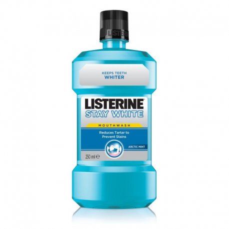 Listerine Stay White ústna voda s bieliacim účinkom 250ml