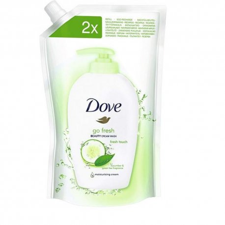 Dove Cucumber & Green Tea Scent jemné tekuté mydlo na ruky náplň 500 ml