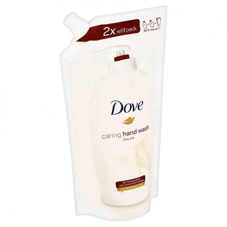 Dove Fine Silk jemné tekuté mydlo na ruky náplň 500 ml
