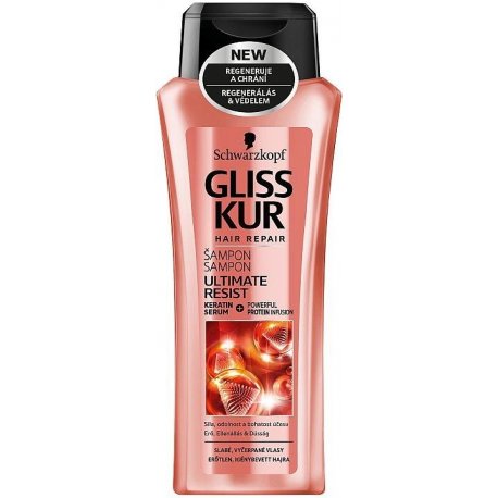 Gliss Kur šampón Ultimate Resist with Keratin 250 ml