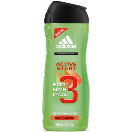 Adidas pánsky sprchový gél Active Start 3 in 1 400 ml