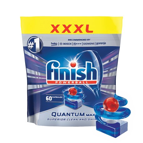 Finish tablety do umývačky Quantum Max 60 Capsules