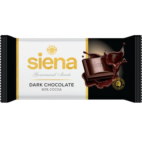 SIENA  čokoláda Dark 60% cacao  90g