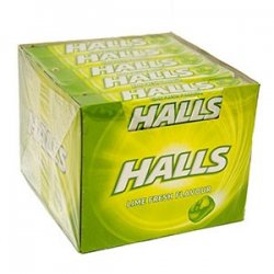 Halls cukrík Lime Fresh Flavour 33,5 g