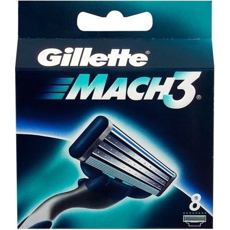 Gillette Mach3 náhradná hlavica 8 ks