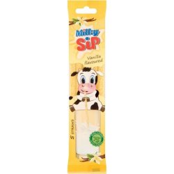 Milky Sip slamky - vanilka 5 ks