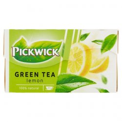 Pickwick Zelený čaj aromatizovaný s citrónovým oplodím 20ks 