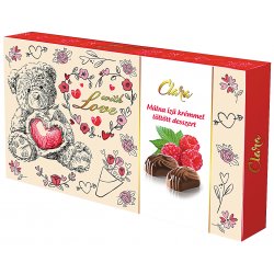 Clara dezert - With Love malinový krémom 125g