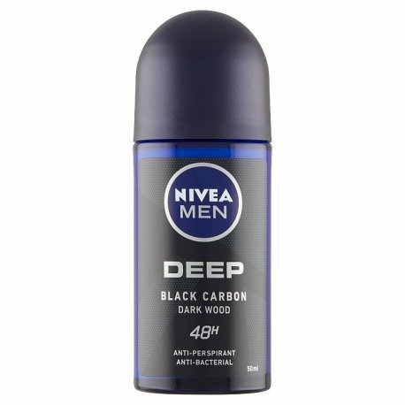 Nivea pánsky guľôčkový antiperspirant DEEP Black Carbon 50 ml 
