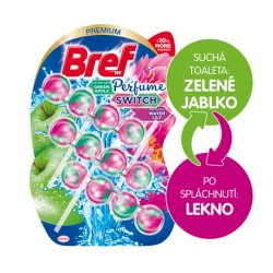 Bref Perfume Switch Apple and Water Lily tuhý WC blok 3 x 50 g