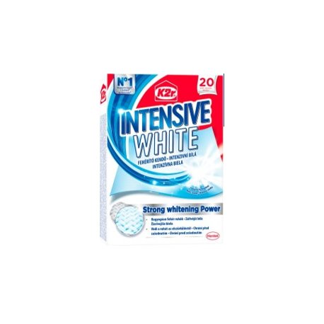 K2R pracie obrúsky Intensive White 20 ks 