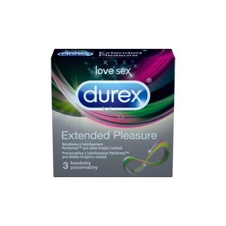 Durex kondómy  Extended Pleasure 3ks