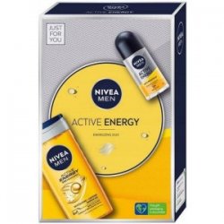 Nivea darčeková kazeta pre mužov Active energy spr.gél 250ml + deo 50ml