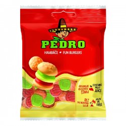 Pedro gumové cukríky Burgers 80g