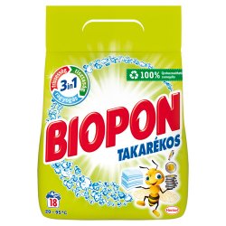 Biopon prací prášok universal 18 praní, 1,17kg