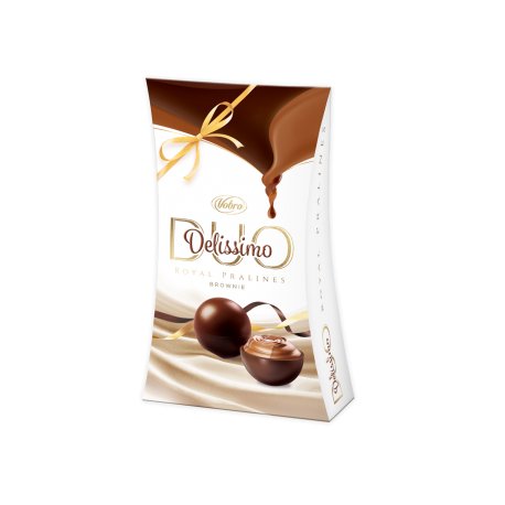 Vobro Delissimo Duo Brownie čokoládové pralinky 105g