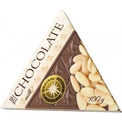 Trojuholníková čokoláda mliečna s mandľami 100g