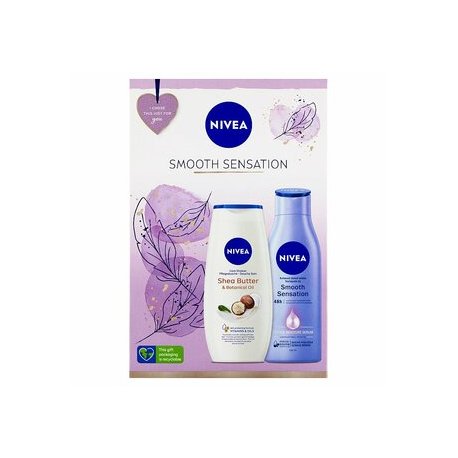 Nivea darčeková kazeta Smooth Sensation spr.gél.250ml+tel.ml.250ml