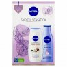 Nivea darčeková kazeta Smooth Sensation spr.gél.250ml+tel.ml.250ml