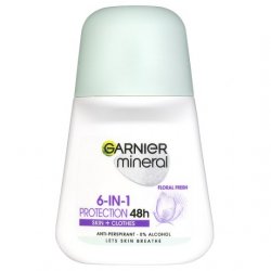 Garnier Mineral roll 6 in 1 Protection 48 h Floral fresh 50ml