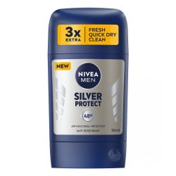 Nivea pánsky tuhý antiperspirant Silver Protect 50ml