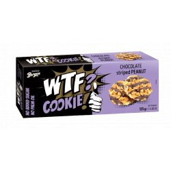 WTF cookie CHOCOLATE stripped PEANUT 125g