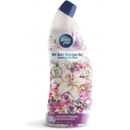 Ambi Pur WC gél White Flowers 750ml