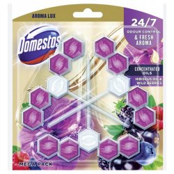 Domestos guličky Aroma Lux Hibiscus & Wild Berries 3x55g 