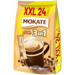 Mokate Caffetteria 3in1 Latte instantný kávový nápoj v prášku 24 x 15 g 