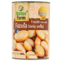 Naturfarm fazuľa biela veľká 400g