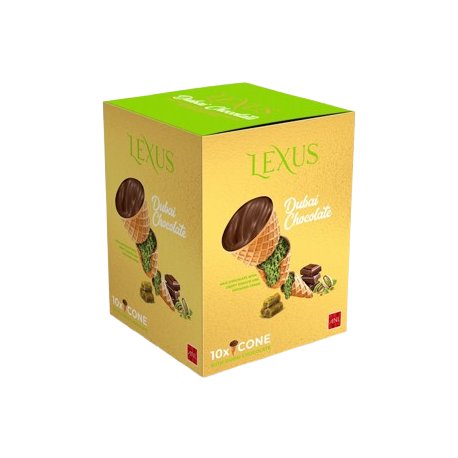 Lexus mini kornútok z dubajskou čokoládou 10x13,5g