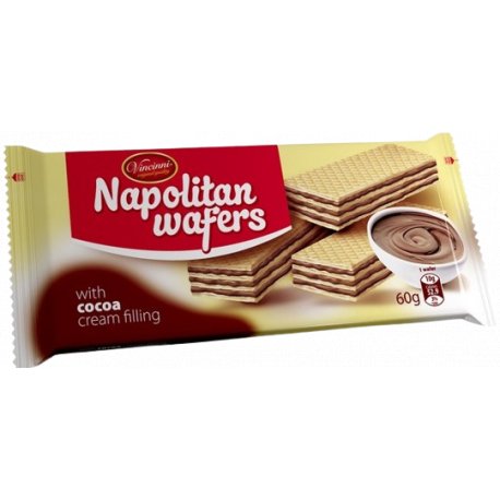 Vincinni oblátky čokoládové 60g