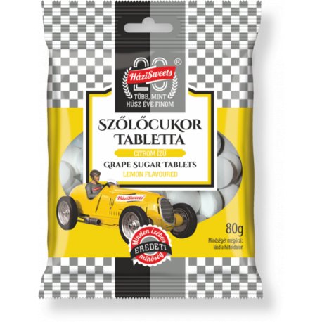 Házisweets hroznový cukrík citrón 80g