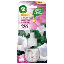 Air Wick  tekutá náplň do elektrického prístroja Smooth Satin Moon Lily - Jemný satén a mesačná ľalia 19 ml
