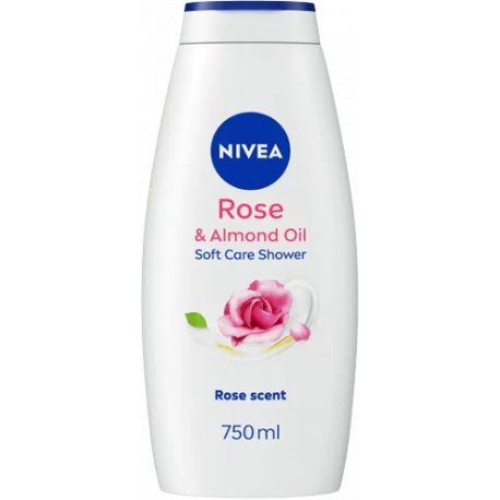 Nivea sprchový gél Rose&almond oil 750ml