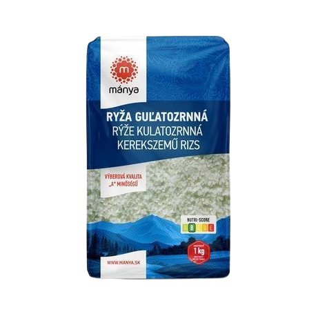 Mánya Ryža guľatozrnná 1kg