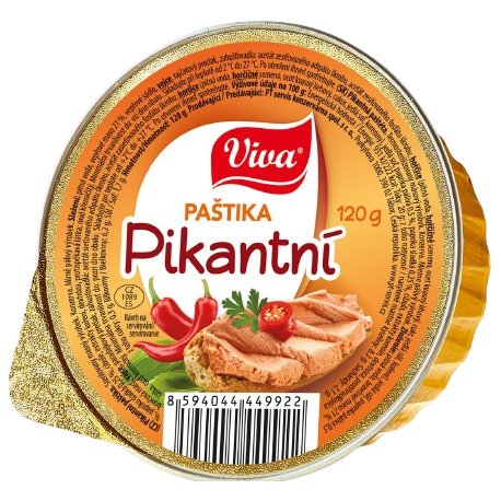 Viva paštéta pikantná 120g